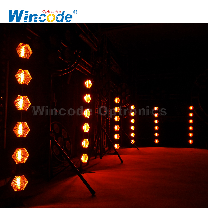 Luz estroboscópica de palco halógena estilo retrô 6 × 300 W 