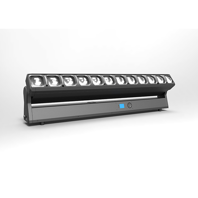 Tetra Bar 12×60W LED Pixel Moving Zoom Bar com inclinação motorizada 