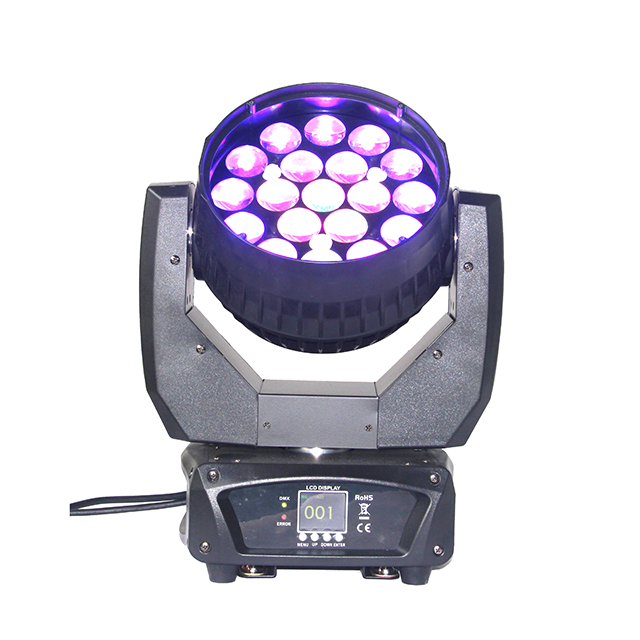 19 × 15 W LED Zoom Moving Head Wash Light